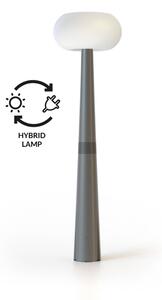 Newgarden Pepita LED svetlo na chodník, hybridné solárne