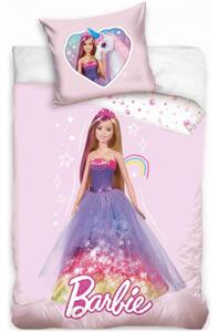 Obliečky do detskej postieľky Barbie princezná - 100% bavlna Renforcé - 100 x 135 cm + 40 x 60 cm