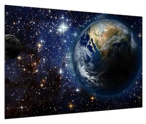 Vesmírny obraz planét (90x60 cm)