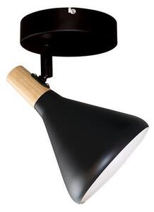 ACA DECOR Prisadené bodové svietidlo FJORD max. 40W/E14/230V/IP20, čierne