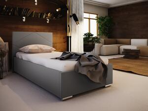 Jednolôžková posteľ 90x200 FLEK 5 - sivá
