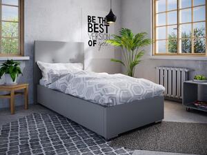 Jednolôžková posteľ 80x200 FLEK 2 - sivá