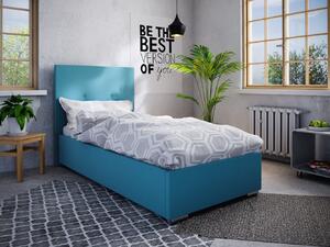 Jednolôžková posteľ 90x200 FLEK 2 - modrá