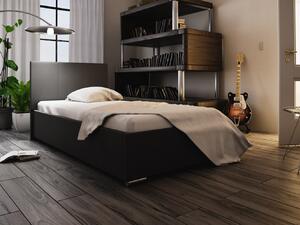 Jednolôžková posteľ 90x200 FLEK 6 - čierna