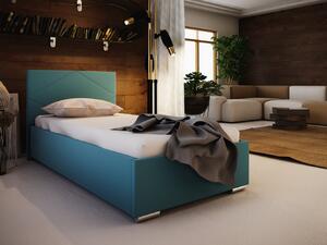 Jednolôžková posteľ 90x200 FLEK 5 - modrá