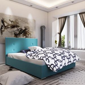 Manželská posteľ 140x200 FLEK 3 - modrá