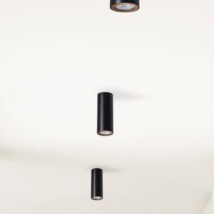 LEDS-C4 Pipe stropné bodové, 1-pl. čierno-zlaté