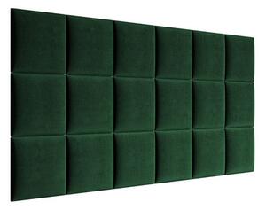 Čalúnený nástenný panel 30x30 PAG - zelený