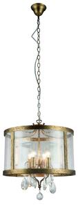 ACA DECOR Závesné svietidlo RONNIE max. 4x40W/E14/230V/IP20, priemer 45cm