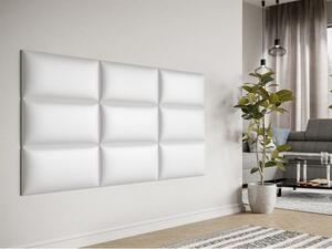 Čalúnený nástenný panel 60x30 PAG - biela eko koža