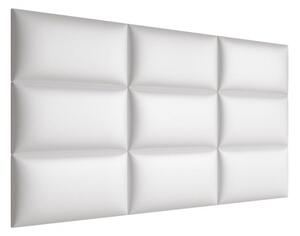 Čalúnený nástenný panel 60x30 PAG - biela eko koža