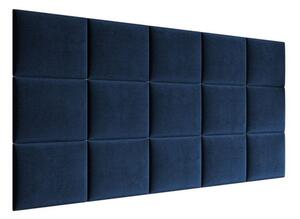 Čalúnený nástenný panel 40x30 PAG - modrý