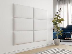Čalúnený panel na stenu 84x42 PAG - biela ekokoža