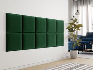 Čalúnený panel na stenu 42x42xPAG - zelený