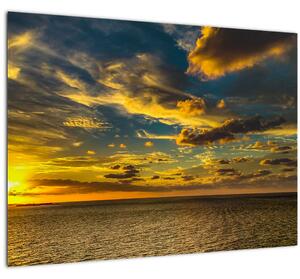 Západ slnka na mori (70x50 cm)