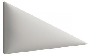 Čalúnený nástenný panel ABRANTES 1 - ľavý trojuholník, biela ekokoža