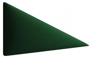 Čalúnený nástenný panel ABRANTES 1 - ľavý trojuholník, tmavý zelený