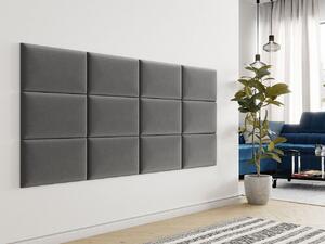 Čalúnený nástenný panel 50x30 PAG - šedý