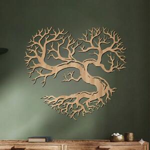 Karlsdesign.sk - Drevený strom života na stenu - Heart - 20cm