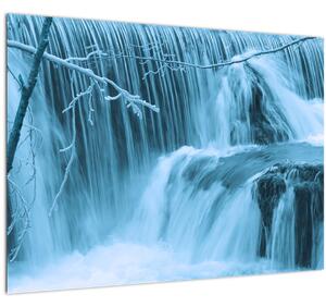 Obraz - ľadové vodopády (70x50 cm)