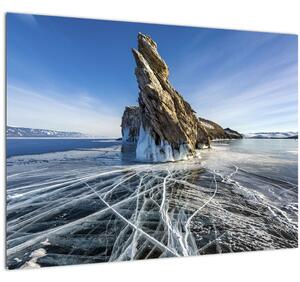 Obraz ľadovej skaly (70x50 cm)