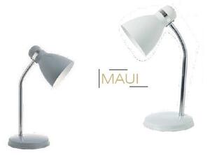 ACA DECOR Retro stolná lampa Maui, šedá farba