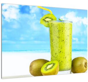 Obraz - kiwi smoothie (70x50 cm)