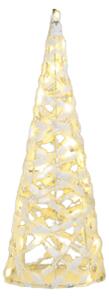 ACA Lighting LED dekoračná bavlnený stromček 50 cm, teplá biela, 30 LED, 3xAA, IP20