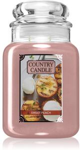 Country Candle Sweet Peach vonná sviečka 680 g