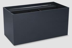 Brilagi - LED Vonkajšie nástenné svietidlo DOUBLE CUBE LED/12W/230V čierna IP65