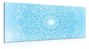 Obraz modrý kvet Mandaly