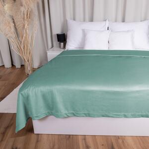 Biante Zamatový prehoz na posteľ Velvet Prémium SVP-048 Pastelová ľadovo zelená 140x200 cm