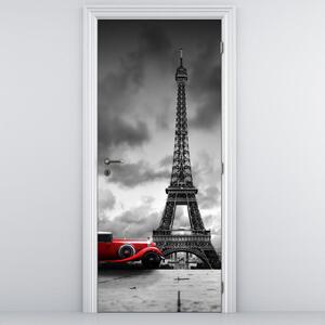 Fototapeta na dvere - Eiffelova veža (95x205cm)