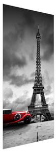 Fototapeta na dvere - Eiffelova veža (95x205cm)
