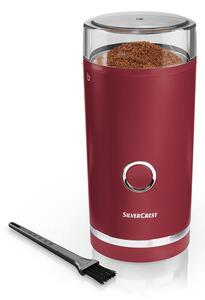 SILVERCREST® KITCHEN TOOLS Elektrický mlynček na kávu SKMS 180 A1 (červená) (100362245)