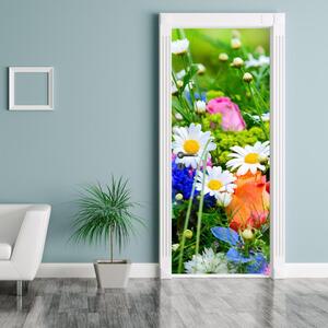 Fototapeta na dvere - Kvetiny (95x205cm)