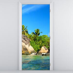Fototapeta na dvere - Seychely (95x205cm)
