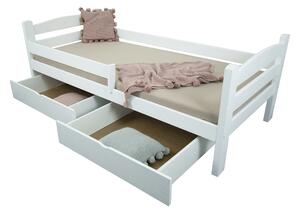 FA Detská posteľ so zábranou Oľga 5 90x200 - biela