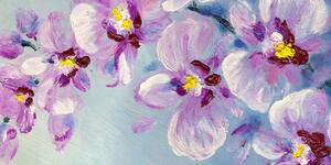 Obraz romantické fialové kvety
