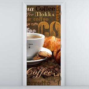 Fototapeta na dvere - Šálka kávy (95x205cm)