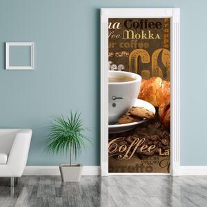 Fototapeta na dvere - Šálka kávy (95x205cm)