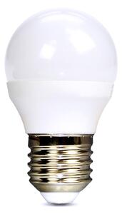 SOLIGHT LED žiarovka miniglobe matná P45 6W, E27, 6000K, 510lm