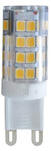 SOLIGHT LED žiarovka číra G9, 230V, 3,5 W, 3000K, 300lm