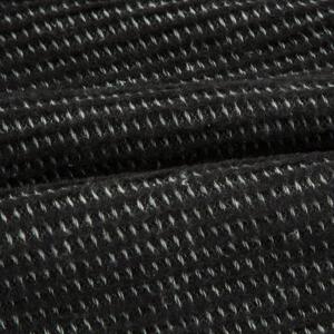 Kvalitná deka čiernej farby s vaflovou štruktúrou Čierna