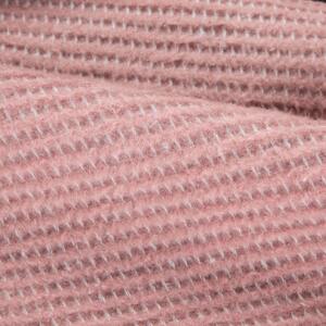 Kvalitná deka ružovej farby s vaflovou štruktúrou Ružová