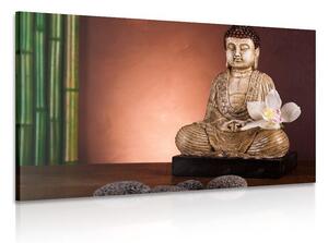 Obraz meditujúci Budha