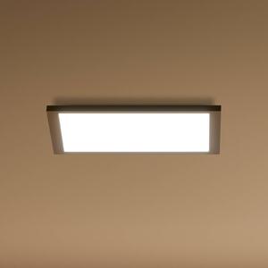 WiZ stropné LED svetlo Panel, čierna, 30x30 cm