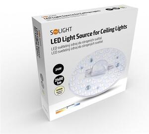 SOLIGHT LED svetelný zdroj do stropných svietidiel 24W, 2400lm, 4000K, 167mm