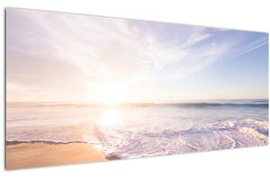 Obraz piesočnatej pláže (120x50 cm)