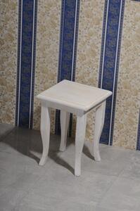 Sapho RETRO stolička 33x45x33cm, starobiela